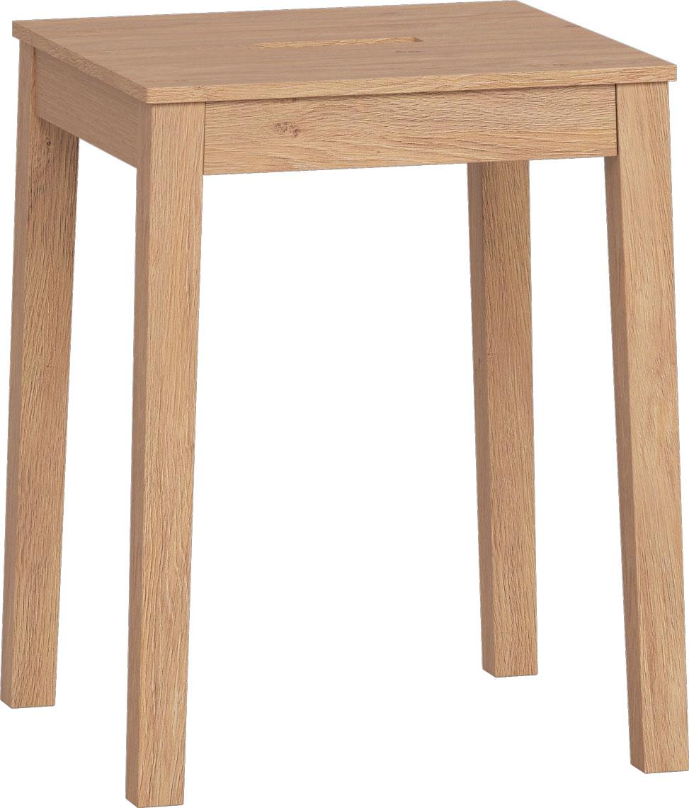 Oak stool Simple