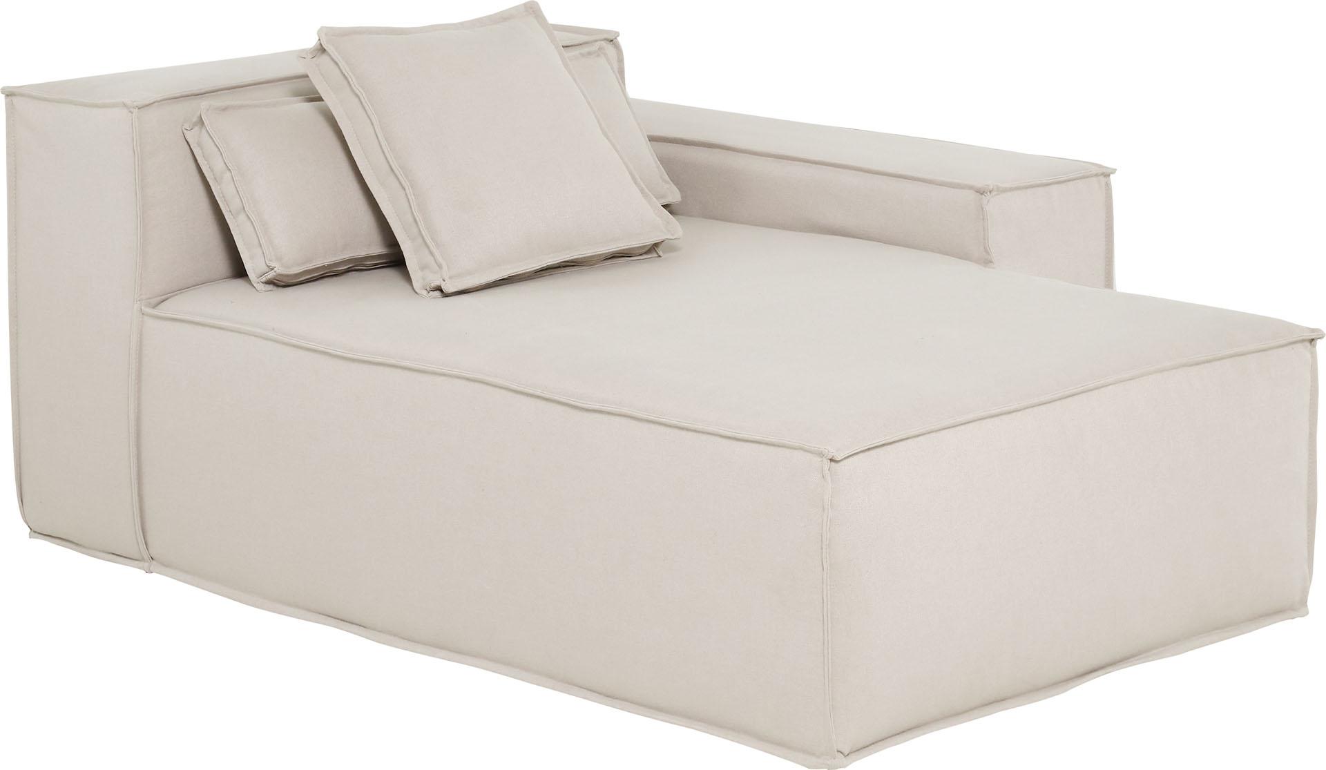 Left ottoman module with removable cover Chill