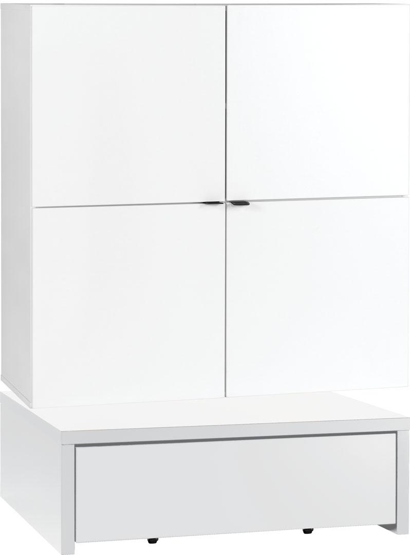 Wide chest of drawers with base 106x95 Young Users Eco