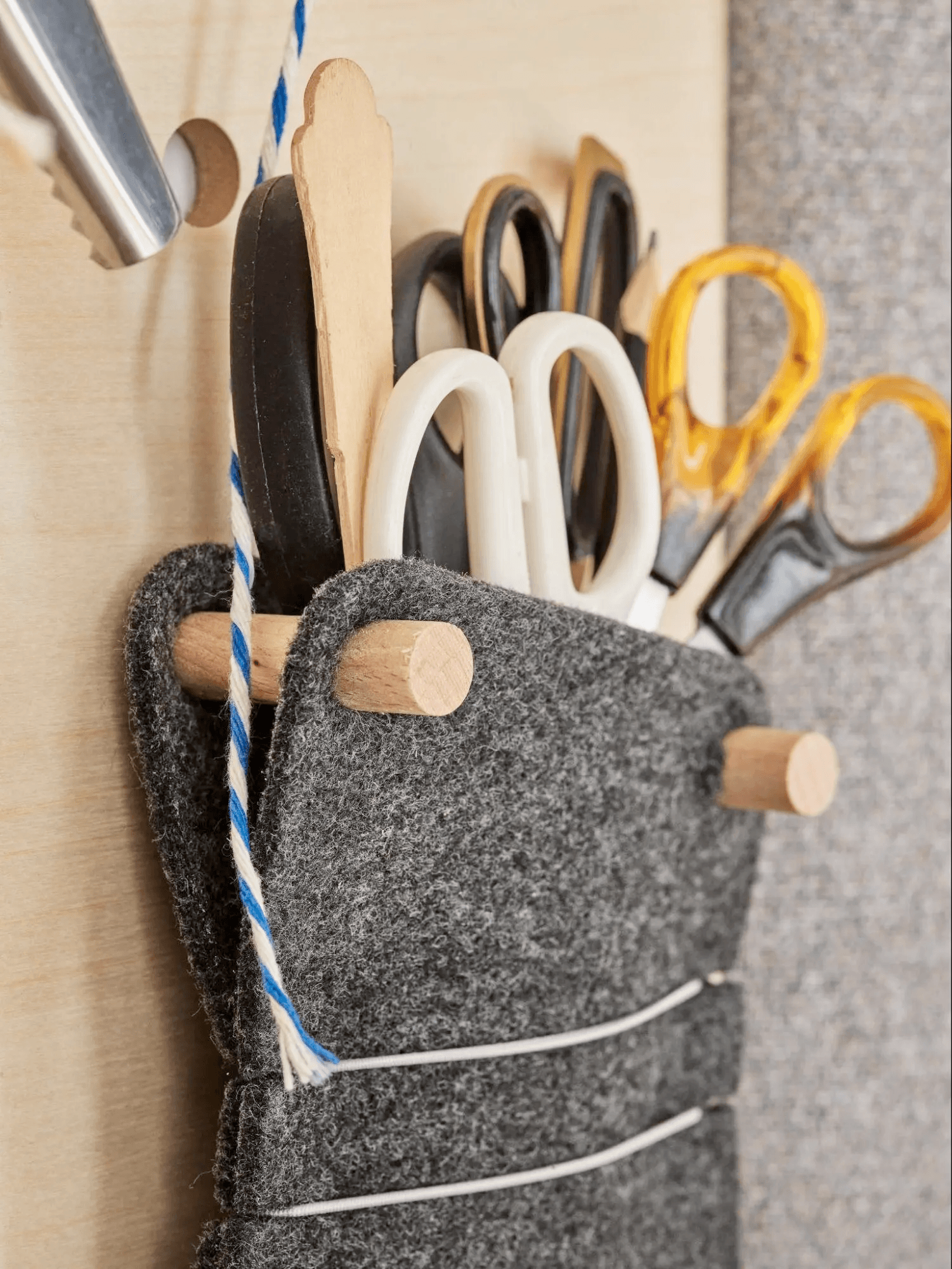 Filcowa kieszeń na nożyczki