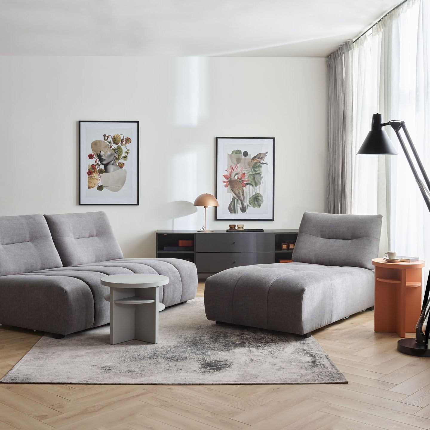sofa w tkaninie Geco