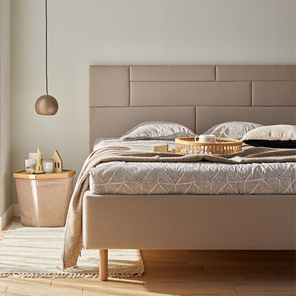 Upholstered bed 160x200 Harmonic IV arrangement