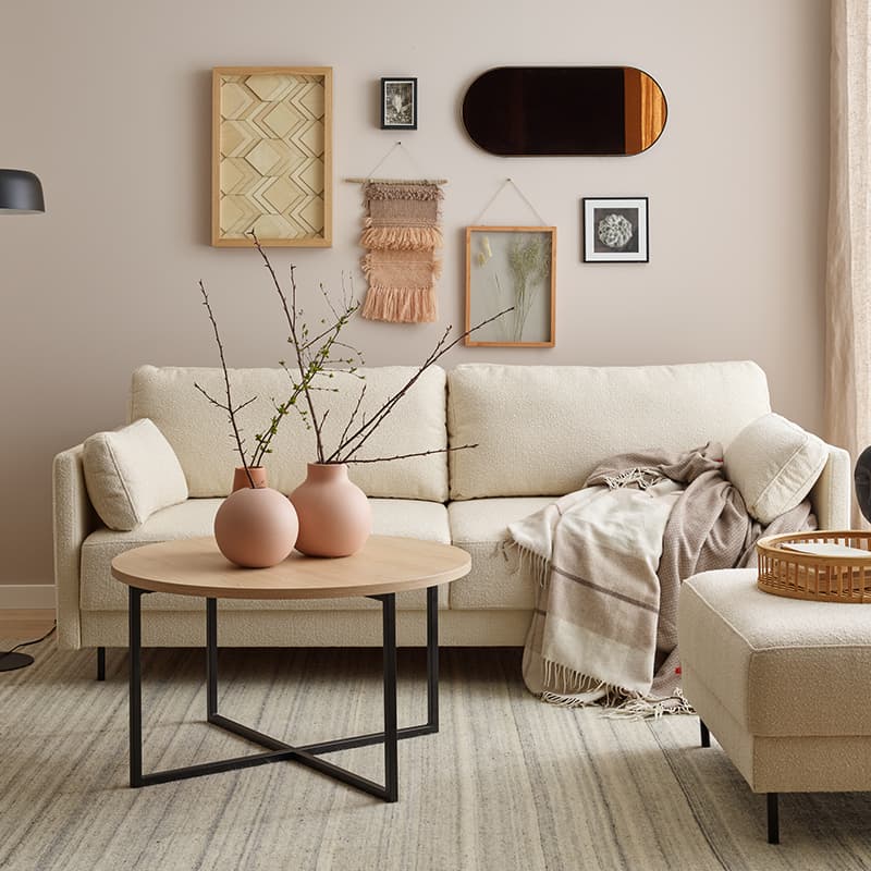 Estar 3-seater sofa with sleeping function arrangement