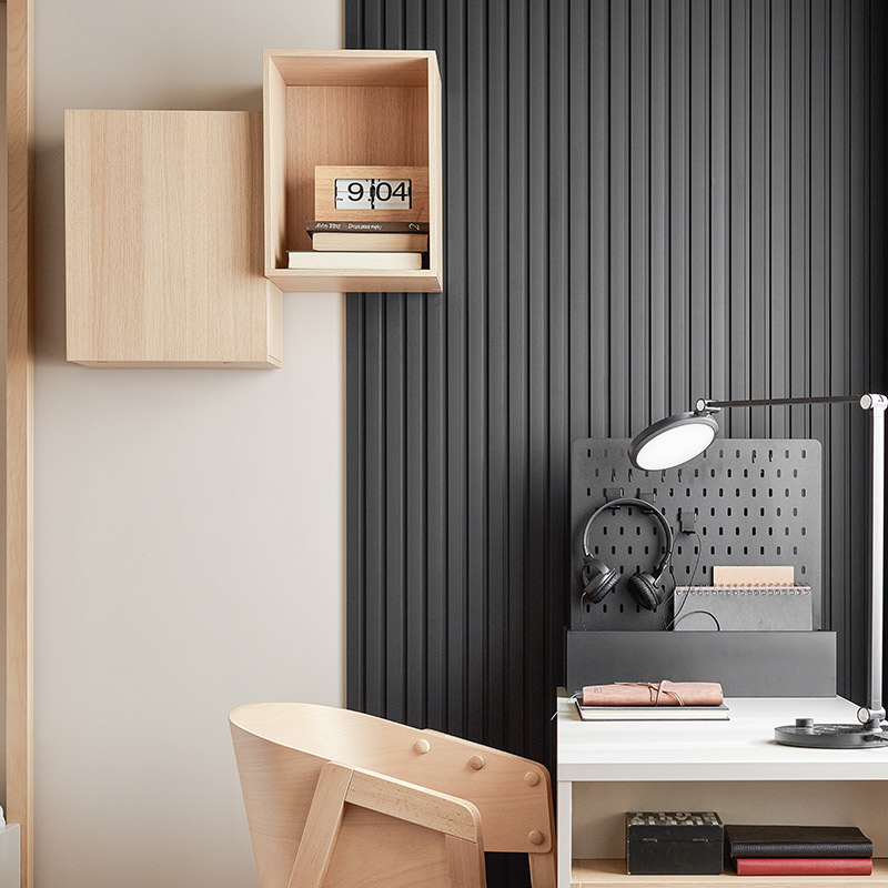 Vertical wall shelf 4 You arrangement