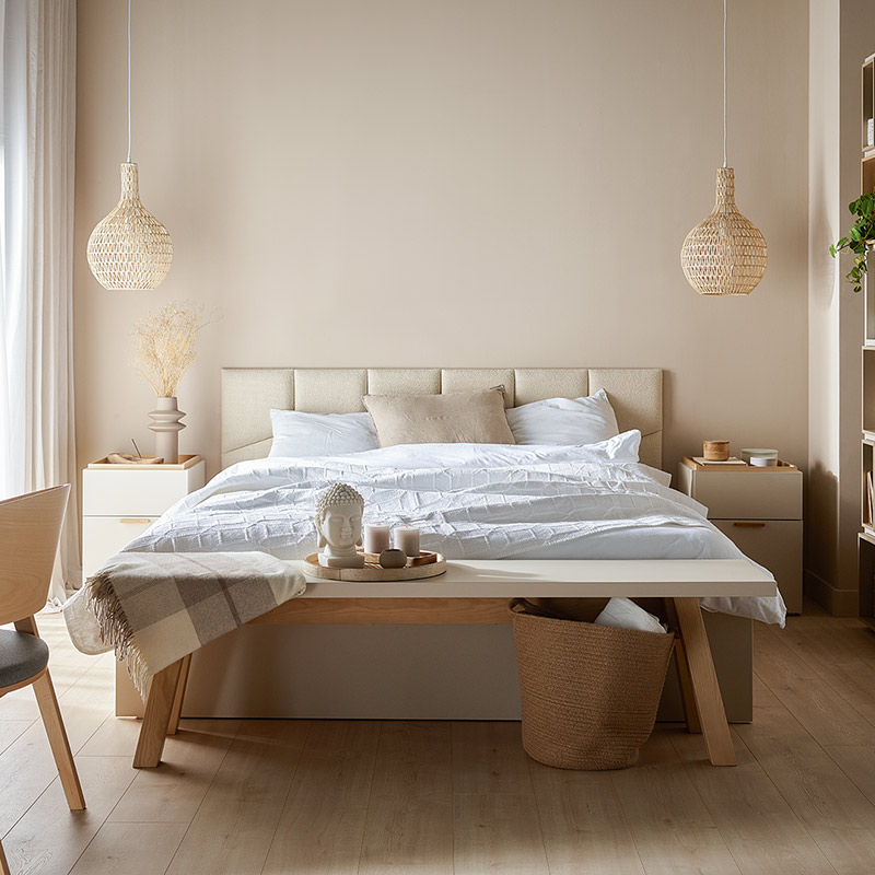 Double bed 140x200 without headboard 4 You Fresh arrangement