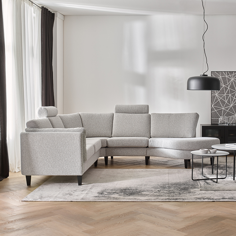 Corner sofa VI with headrests Volan arrangement