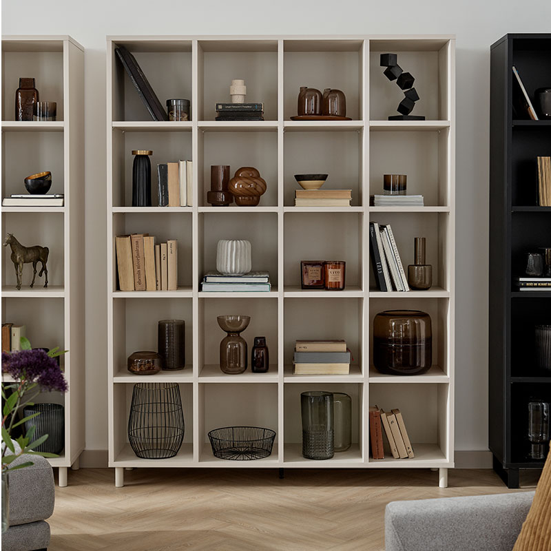 Wide bookcase 4x5 Simple arrangement