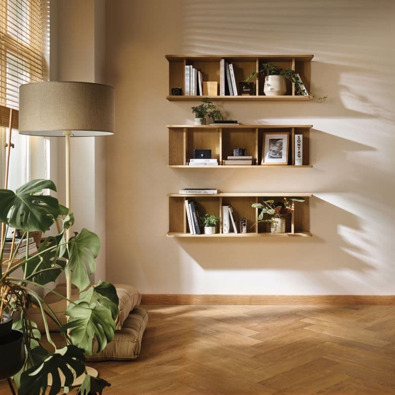 Skirting board Espumo ESP3003 Montana Oak arrangement