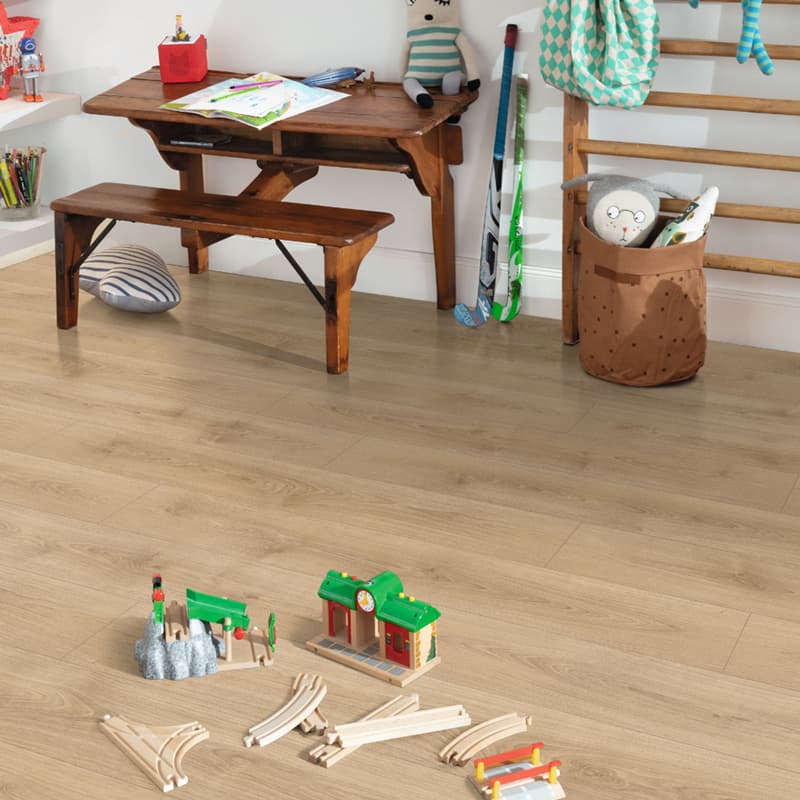 Panele podłogowe EGGER Nature Sense Classic Dąb North piaskowy EL2157 arrangement