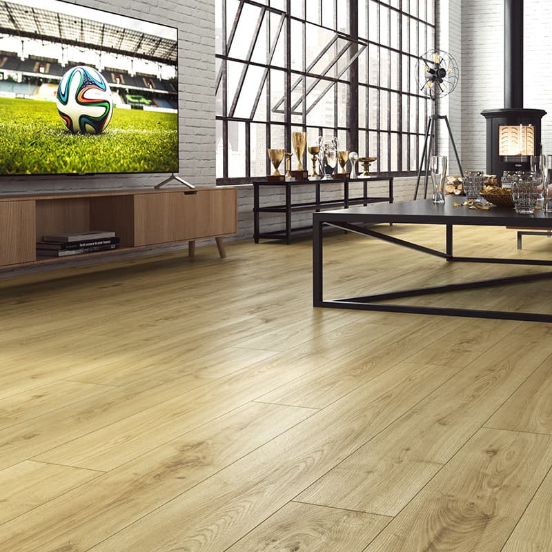 Panele podłogowe SWISS KRONO Aurum Symfonia Aqua Zero Dąb Libretto D40384 arrangement