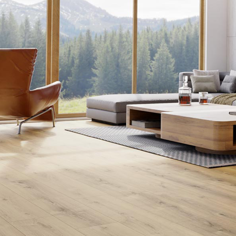 Panele podłogowe SWISS KRONO Platinium Holiday Aqua Block Dąb Kuba D40174 arrangement