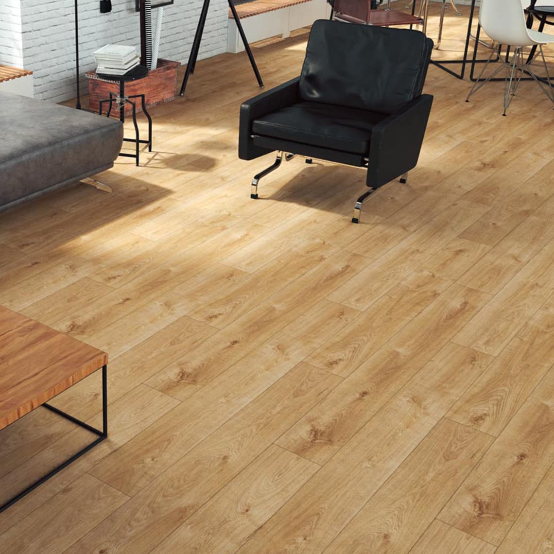 Panele podłogowe SWISS KRONO Aurum Movie Aqua Zero Dąb Oskar D4582 aranżacja