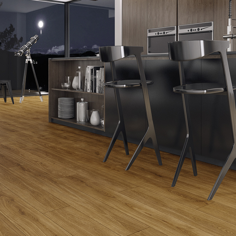 Panele podłogowe SWISS KRONO Platinium Milo Aqua Block Dąb Neapol D40554 arrangement