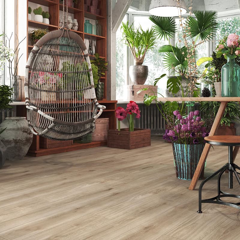 Panele podłogowe Panele podłogowe SWISS KRONO Platinium Terra Aqua Block Dąb Wenecja D6201 arrangement