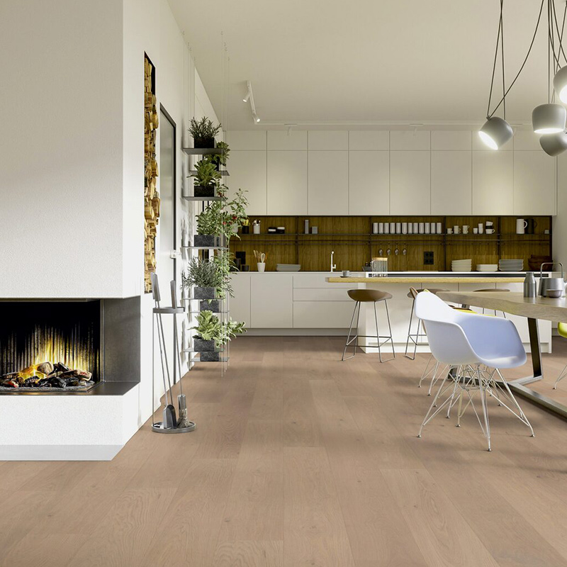 Podłoga hybrydowa Ter Hürne Hywood Classic Dąb Junkerdal Z09a aranżacja