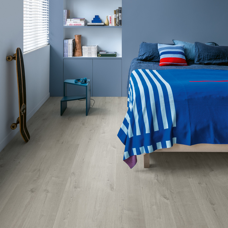 Panele winylowe Quick Step Bloom Dąb bawełniany zimno-szary AVMPU40201 arrangement