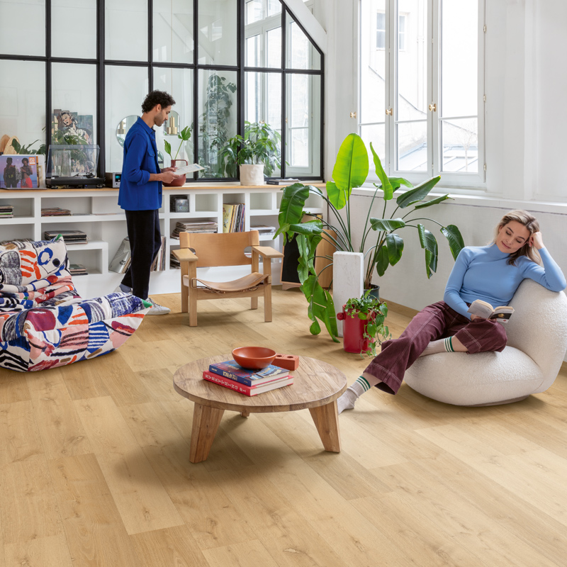 Panele winylowe Quick Step Bloom Elegancki dąb naturalny AVMPU40316 arrangement