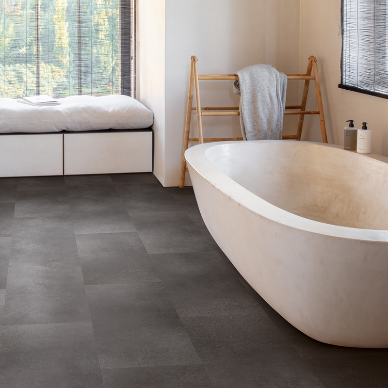 Panele winylowe Quick Step Oro base Skała wulkaniczna AVSTT40231 aranżacja