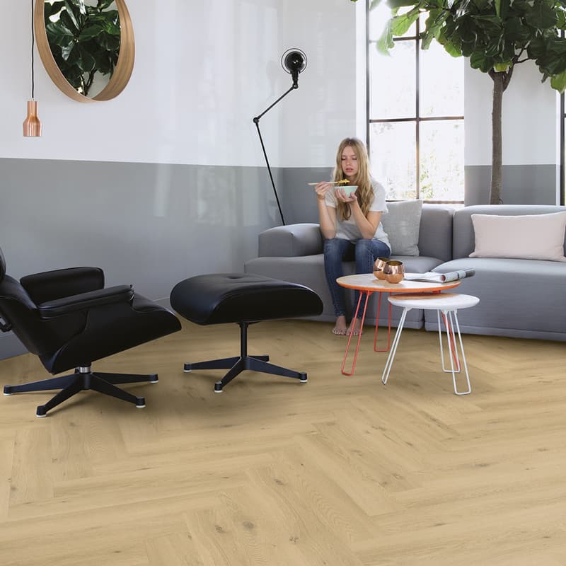 Panele winylowe Quick Step Pristine Ocean bliss naturalny SGHBC20326 aranżacja