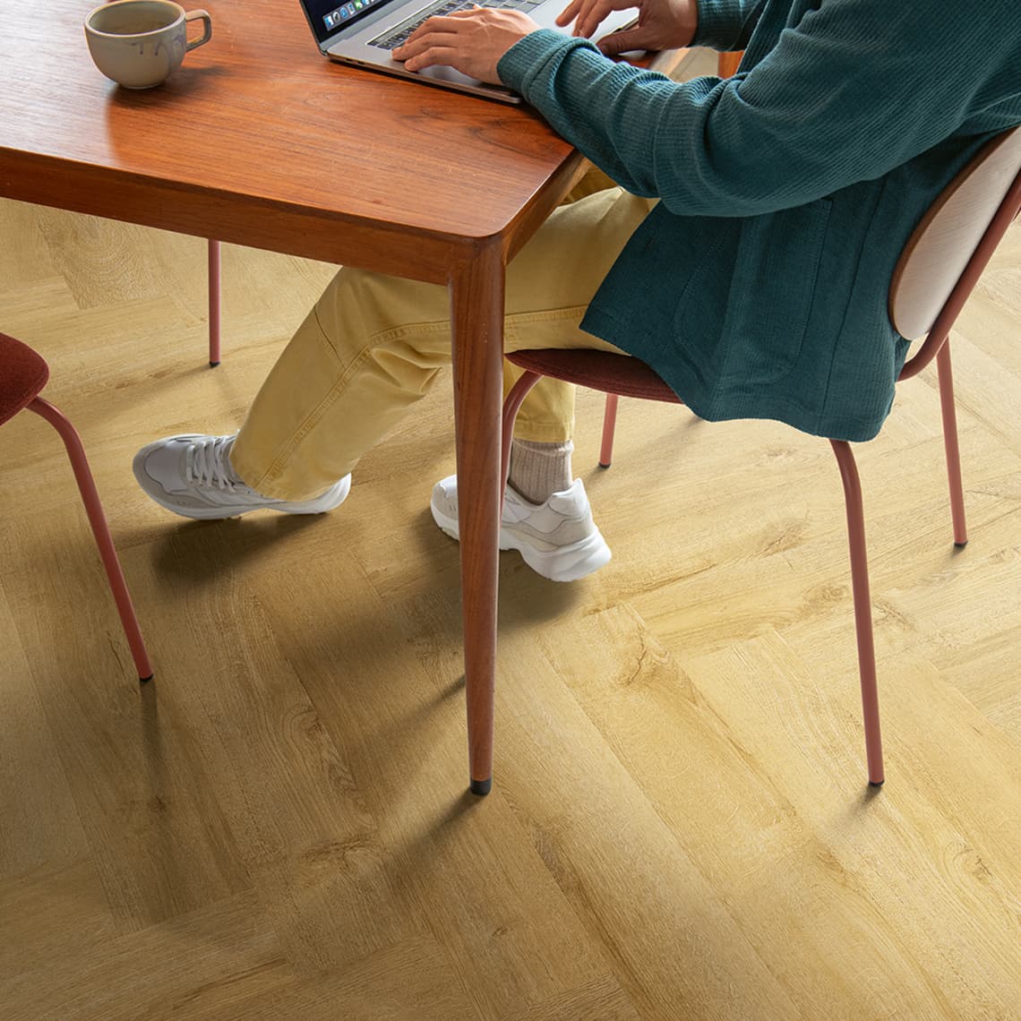 Panele winylowe Quick Step Pristine Dąb jesienny naturalny SGHBC20335 aranżacja