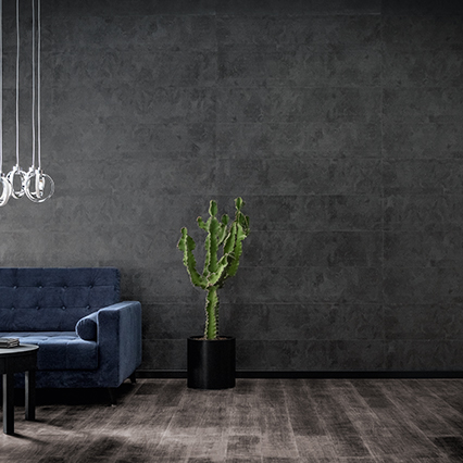 Kerradeco Stone Line Stone Anthracite aranżacja