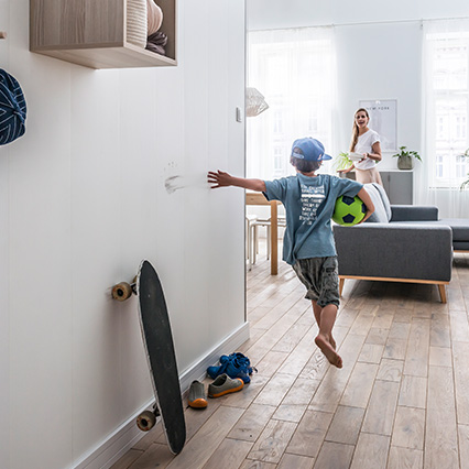 Kerradeco Stone Line Stone Ivory aranżacja