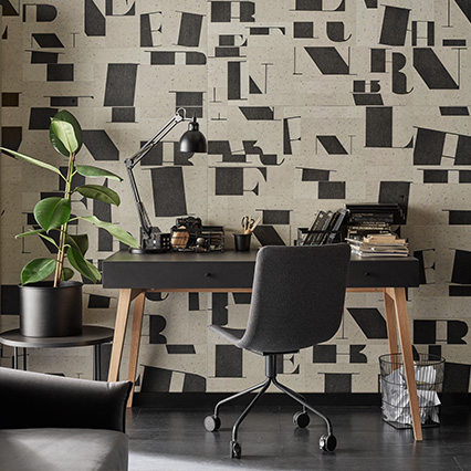 Kerradeco Geometric Typography aranżacja