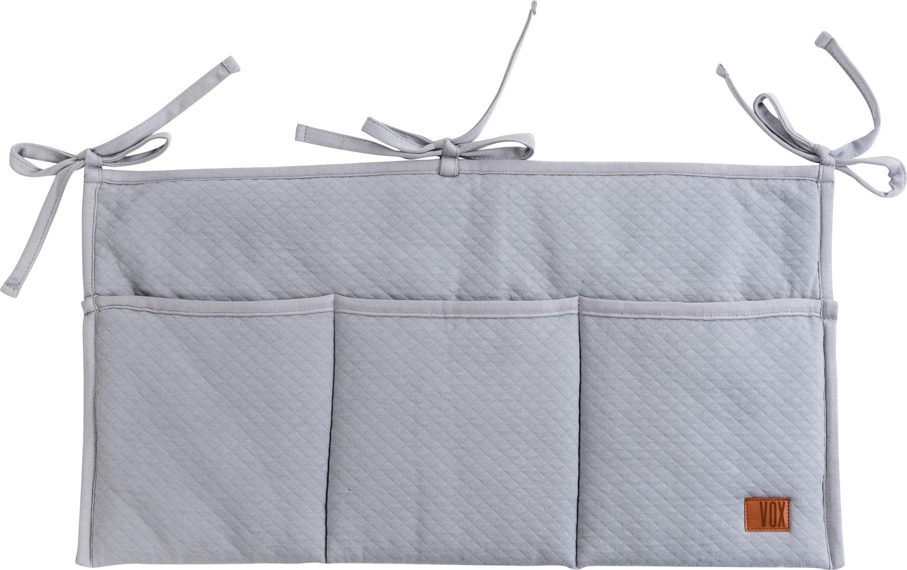 PURE crib organizer, color gray