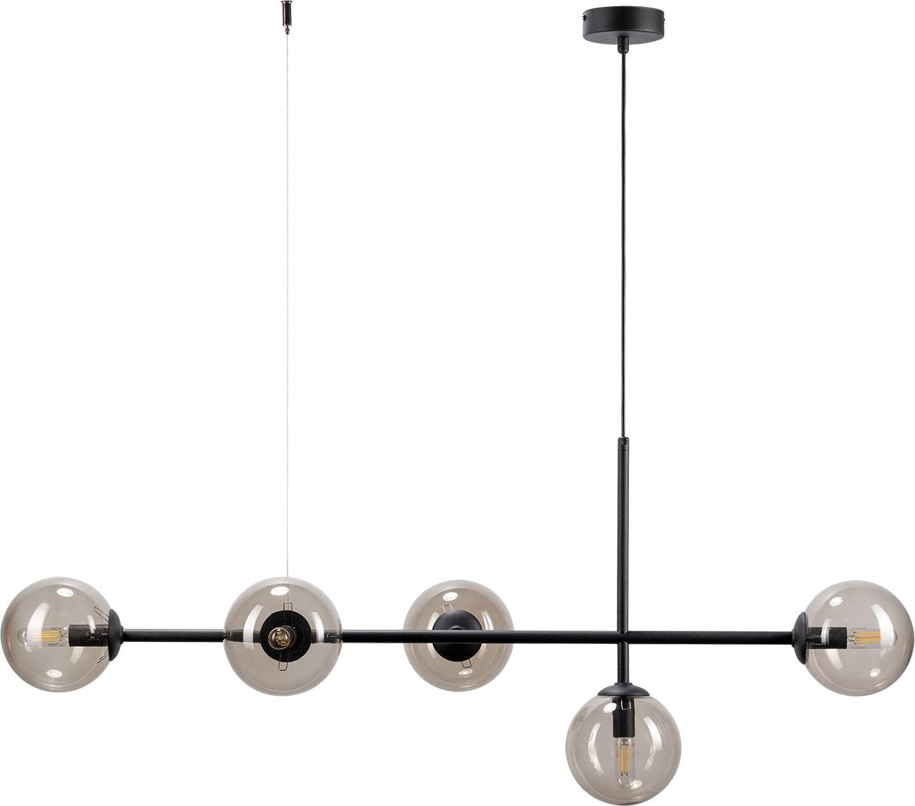 Dione 5 pendant lamp smoky shade