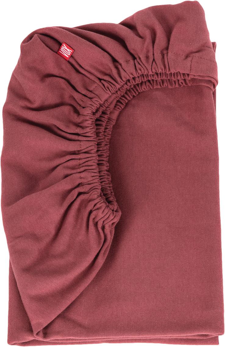 PURE RIBBED SHEET 70X140 CM maroon