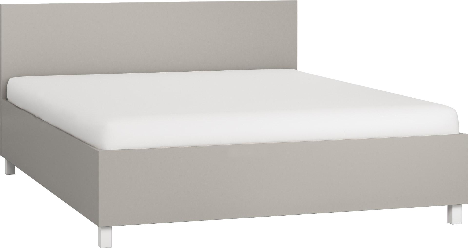 Bed 160x200 grey Simple