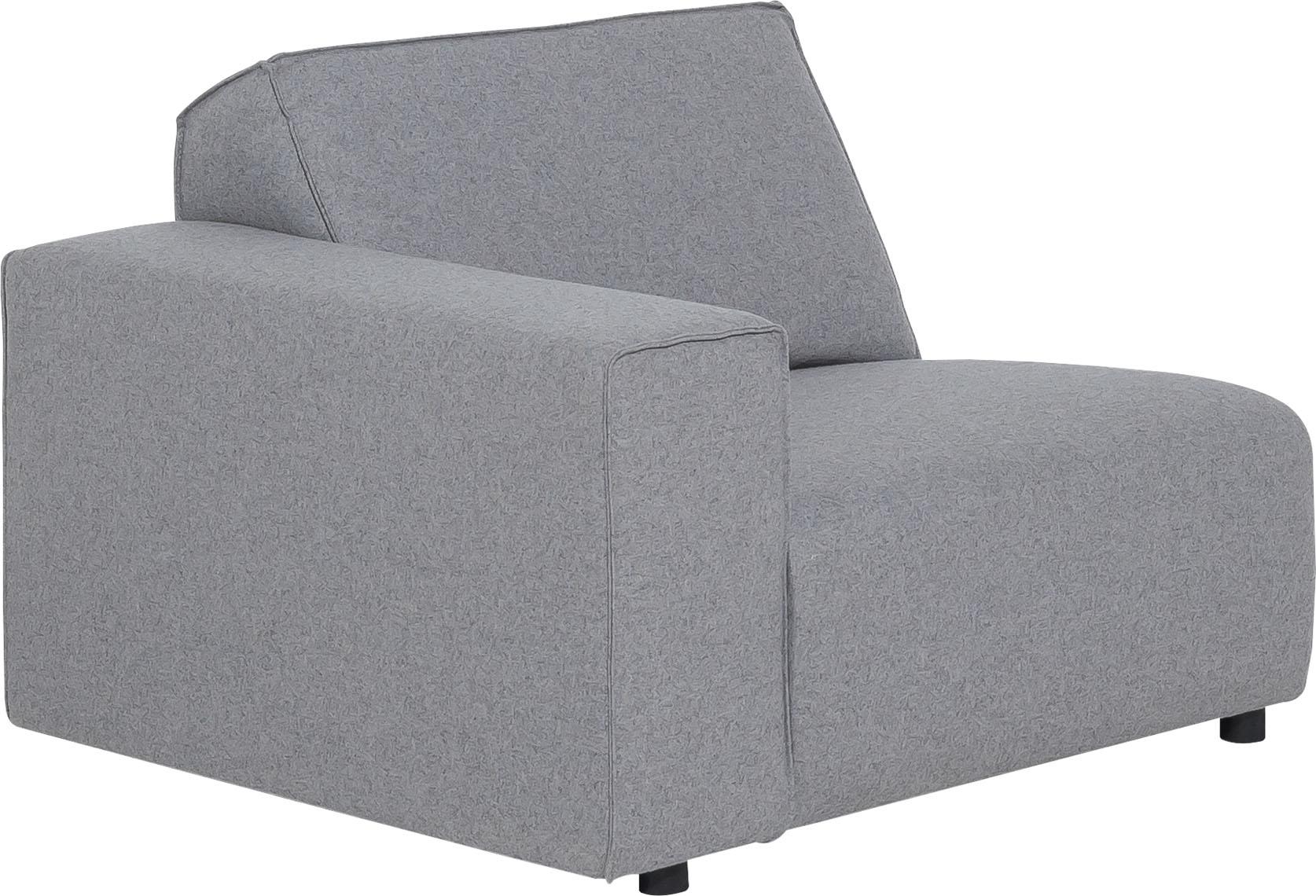 Right-side single module with headboard Modus