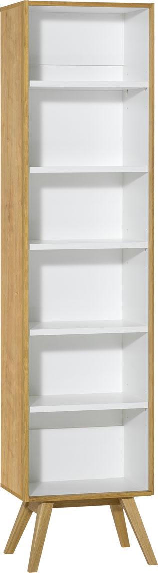 Open narrow bookcase Nature