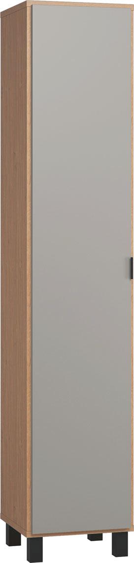 Narrow single bookcase closed Simple