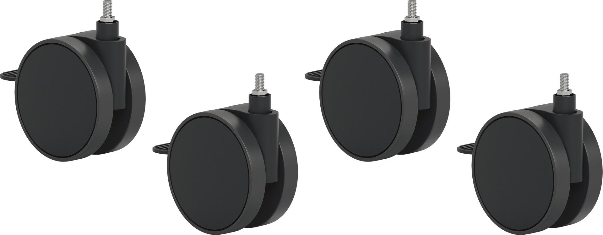 Black wheels Simple for desk 140