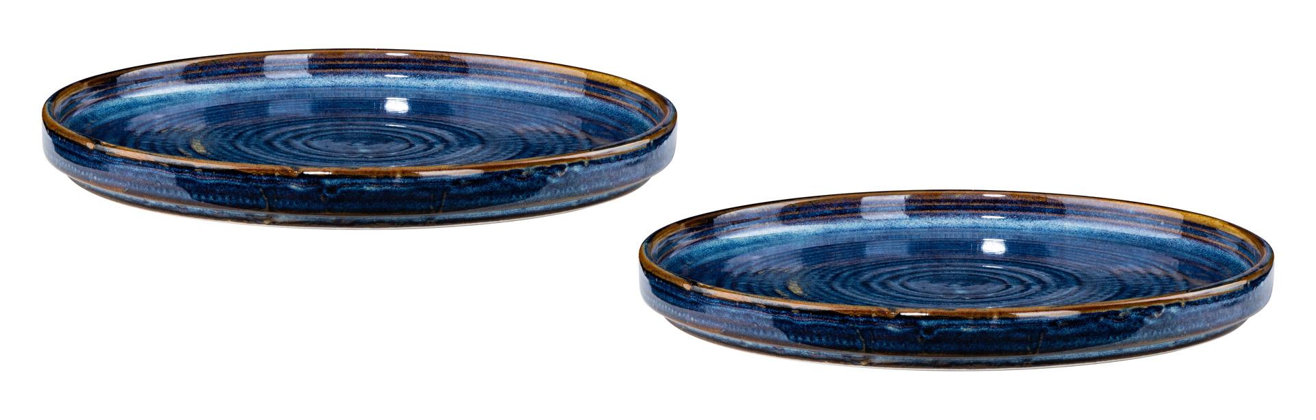 Flat plate 25 cm kpl. 2 pcs. Deep Blue