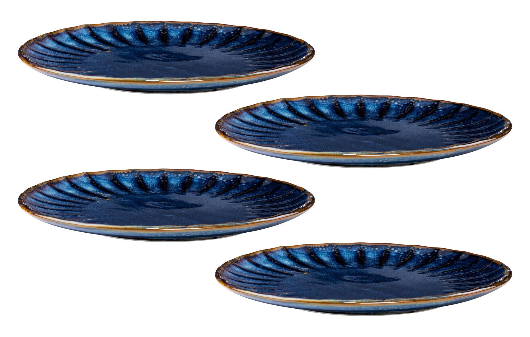 Flat plate 26 cm kpl. 4 pcs. Deep Blue