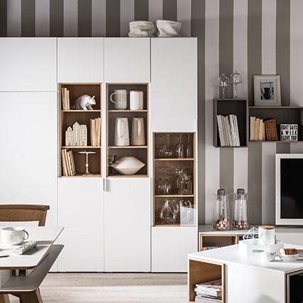 Narrow cabinet 4 You arrangement