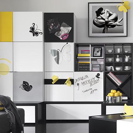1-door wardrobe Young Users arrangement