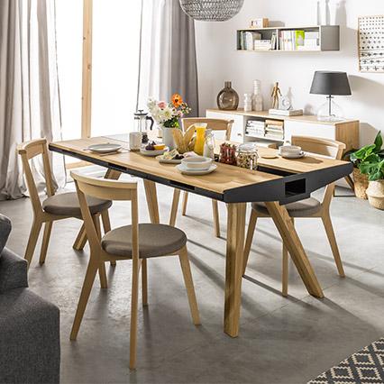 Table with drawers Nature arrangement