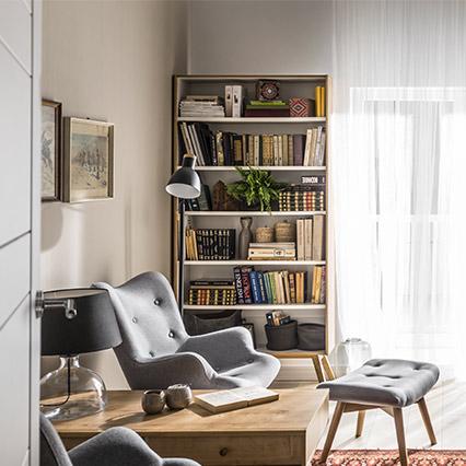 Open bookcase Nature arrangement