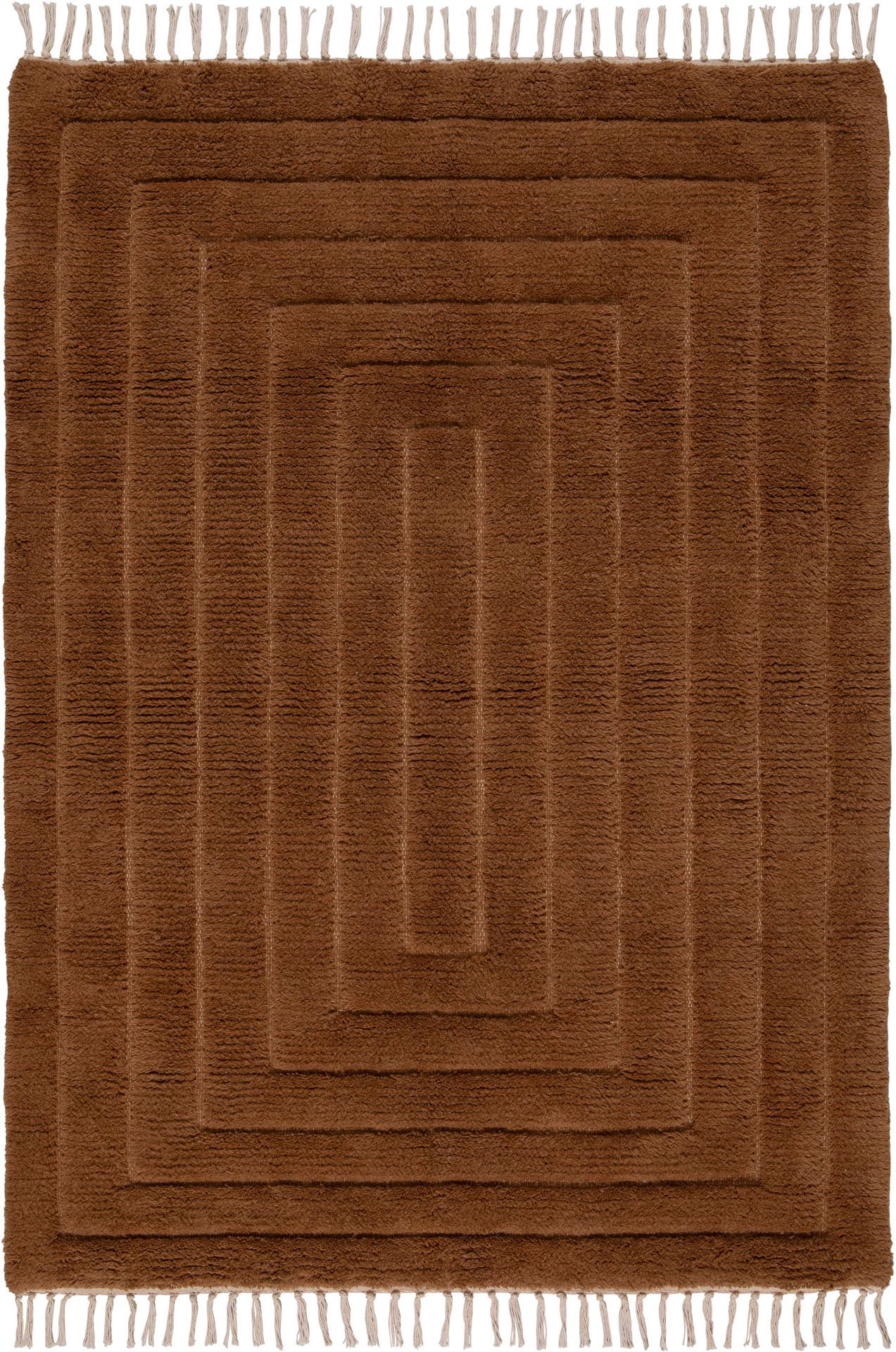 Nature Frame Brown rug