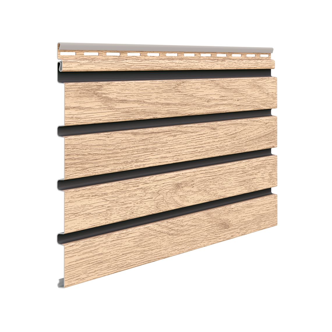 Slat panel, Light Oak V-Black
