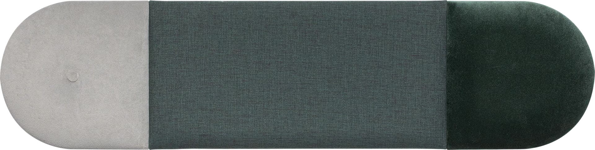Small upholstered panels set Soform green-grey