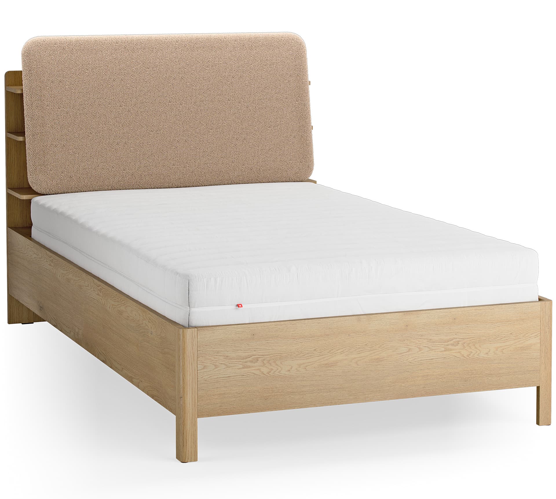 Bed 120x200 with bookcase Well