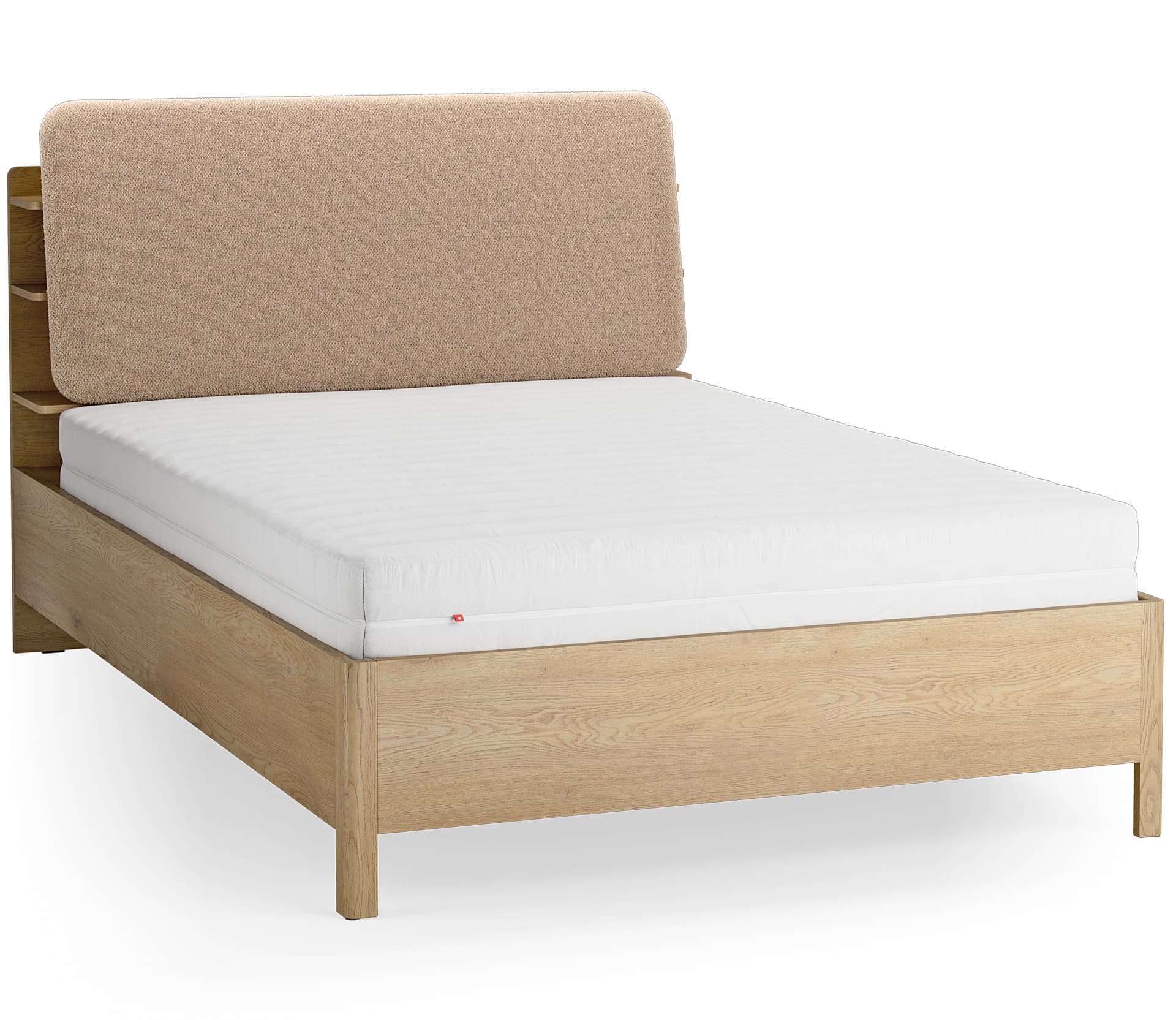 Bed 140x200 with bookcase Well