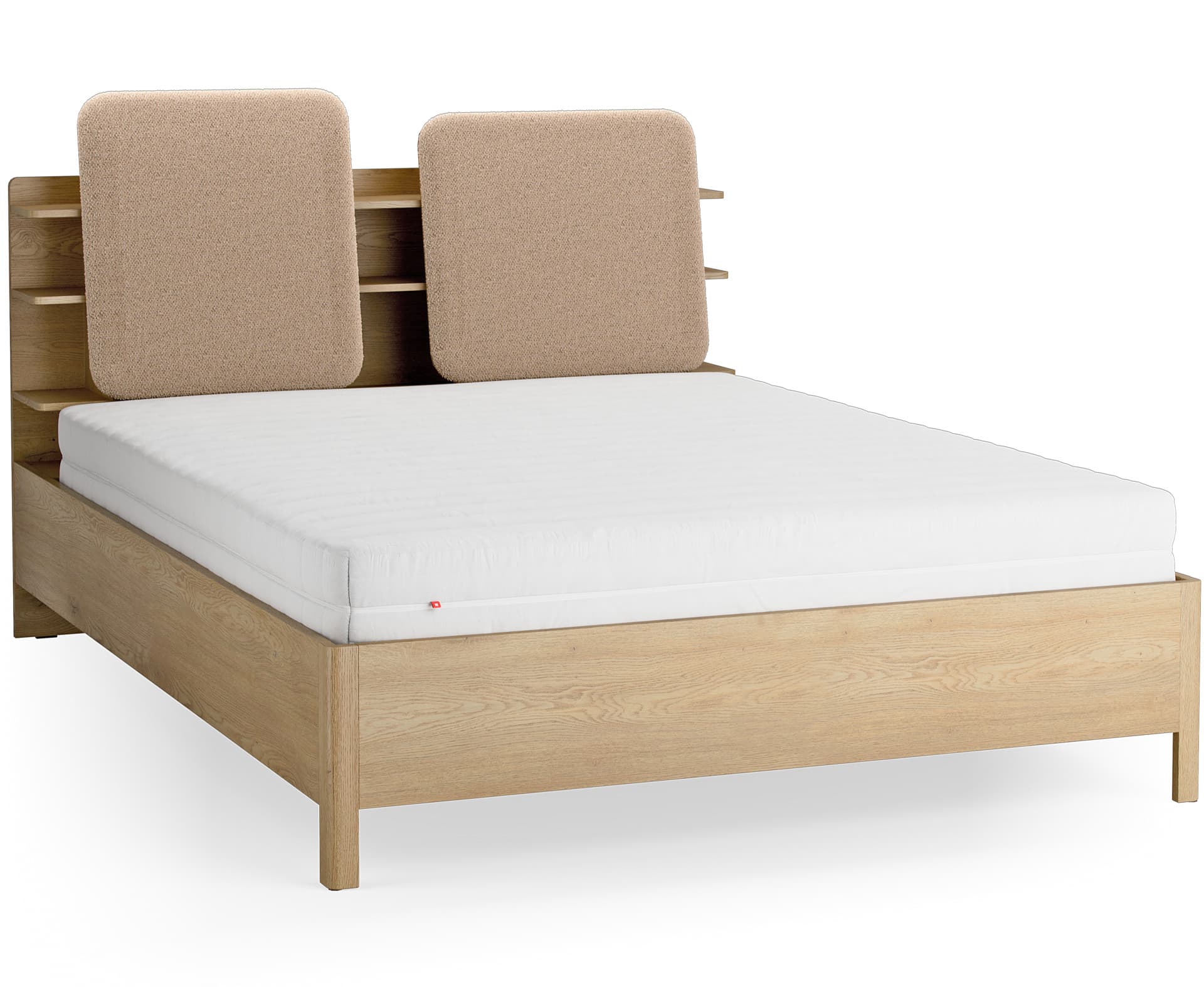 Bed 160x200 with bookcase Well