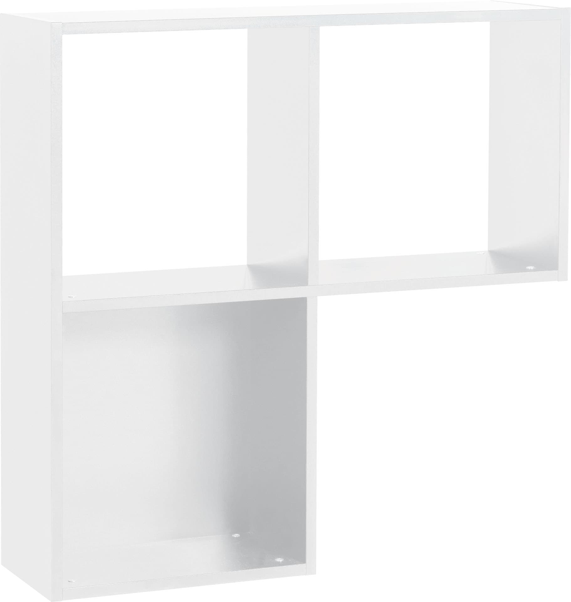 L-shaped asymmetrical shelf  Young Users Next