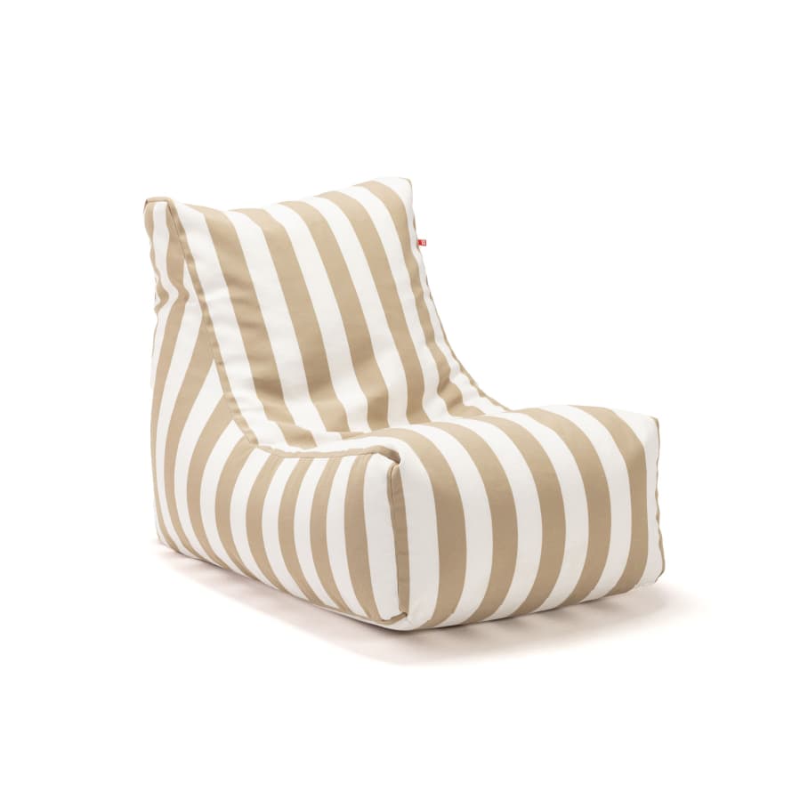 Looz armchair with beige stripes