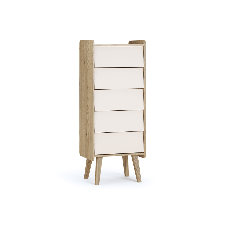 Vintage Fresh 5-drawer chest of drawers